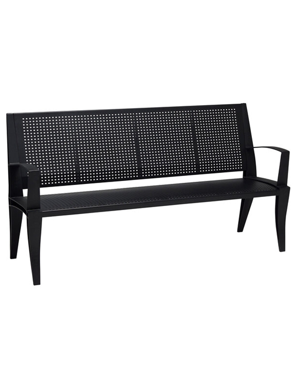 Sprinteriors - Mount Square Perforated Powder Coated Steel Bench 