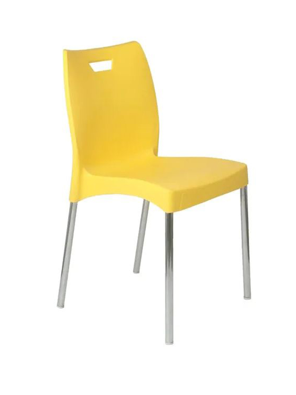 Sprinteriors - Plastic Canteen Chair in Yellow colour