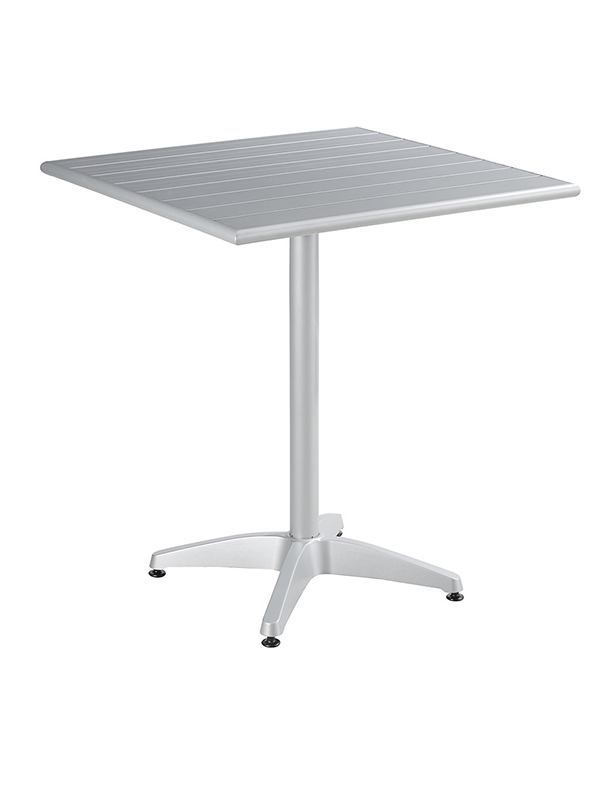 Sprinteriors - Silver Powder-Coated Aluminum Dining Height Table 