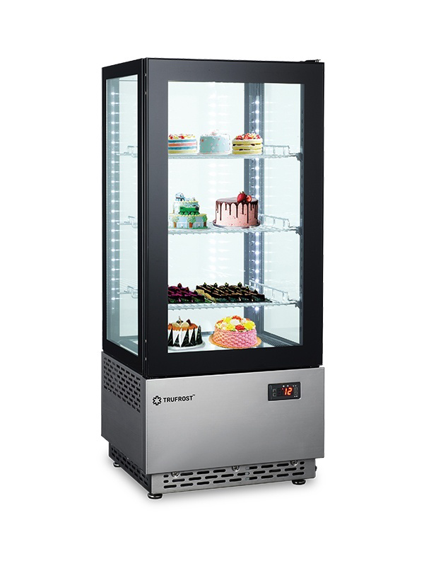 Trufrost - Mini Tower - Desk Top 4 Layer Tall Display Refrigerator 