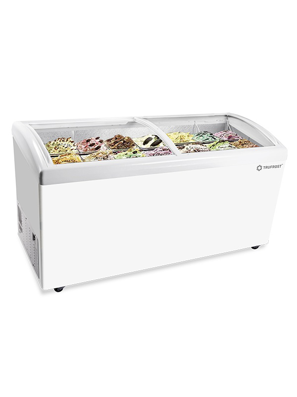 Trufrost - GTC-450 - Curved Glass Top Freezer With 5 Baskets