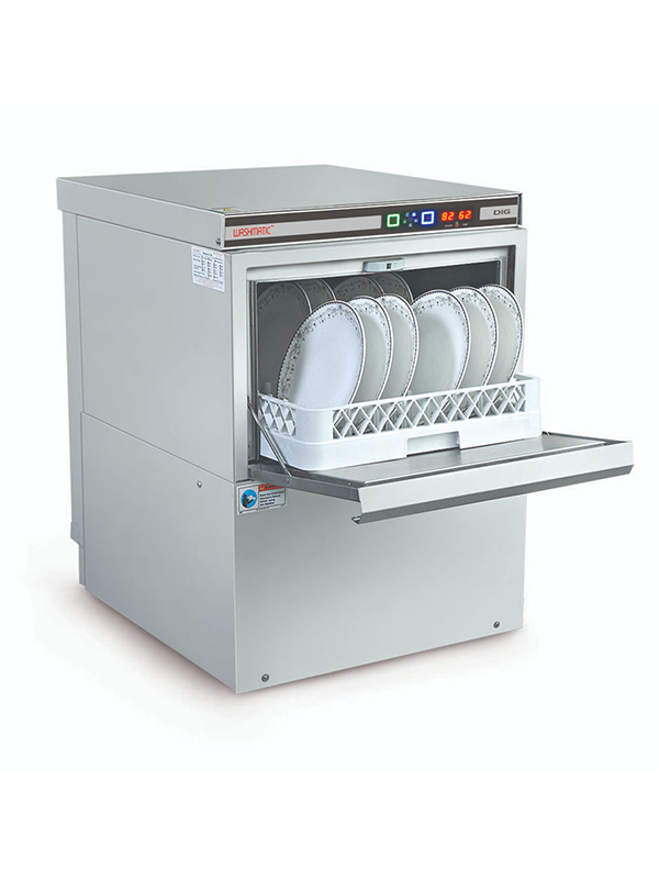 Washmatic - WM-400DIG - Under Counter Dishwasher With Rinse Injector And Dosing Pump & 2 Racks