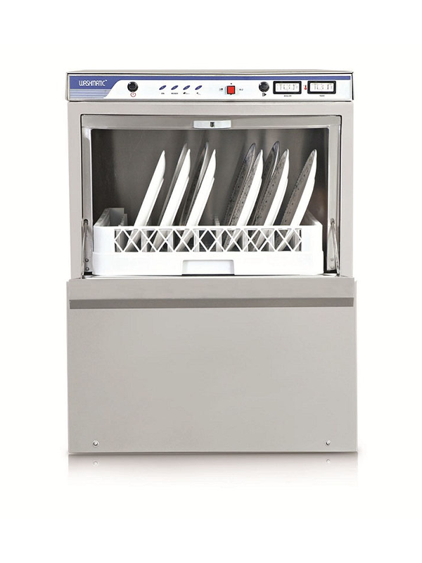 Washmatic - WM-400ELE - Under Counter Dishwasher With Rinse Injector And Dosing Pump & 2 Racks