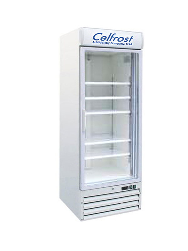 Celfrost Single Glass Door Upright/Standing Freezer