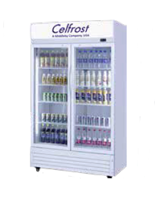 Celfrost - FKG 600 DD - Two Door Upright Showcase Cooler