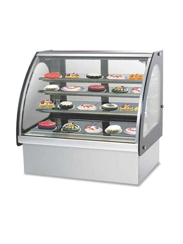 Celfrost - CS 43 SS - Curved Glass Cold Showcase with SS Base