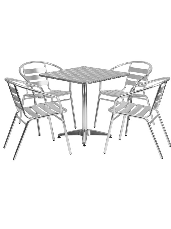 Sprinteriors - Square Aluminum Indoor - Outdoor Table