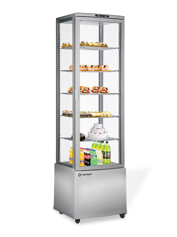 Trufrost - Crystal Tower - 4 Side Glass Panoramic Refrigerated Showcase