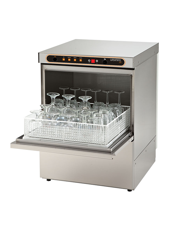 Washmatic - WM-200E - Undercounter Glasswasher With Rinse Injector & 1 Rack
