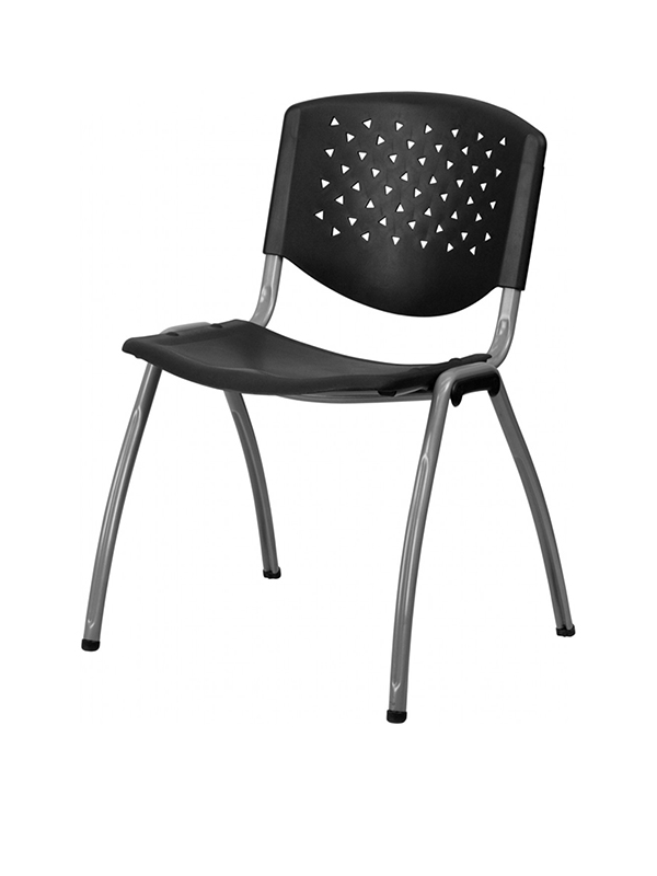 Sprinteriors - Black Plastic Stack Chair 