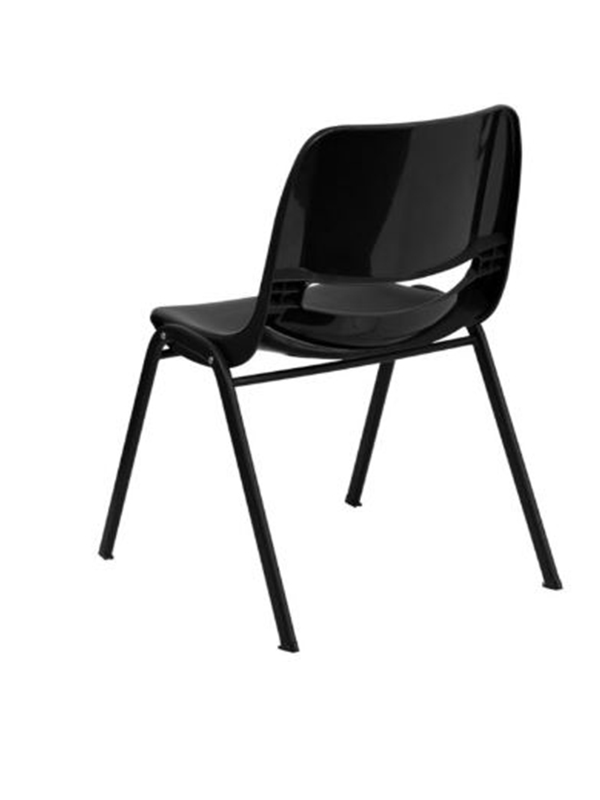 Sprinteriors - Black Ergonomic Shell Stack Chair