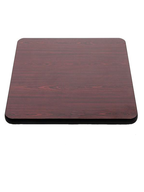 Sprinteriors - Laminated Square Table Top Reversible Cherry-Black