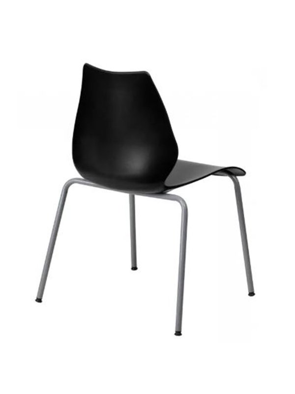 Sprinteriors – Black Stack Chair with Lumbar Support
