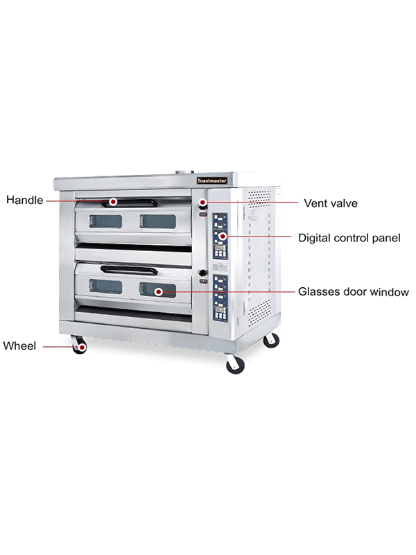 Toastmaster - GFO - 4C - Double Gas Deck Oven 